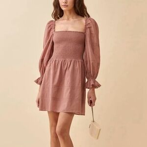 Reformation Dunes Linen Dress Size‎ 6